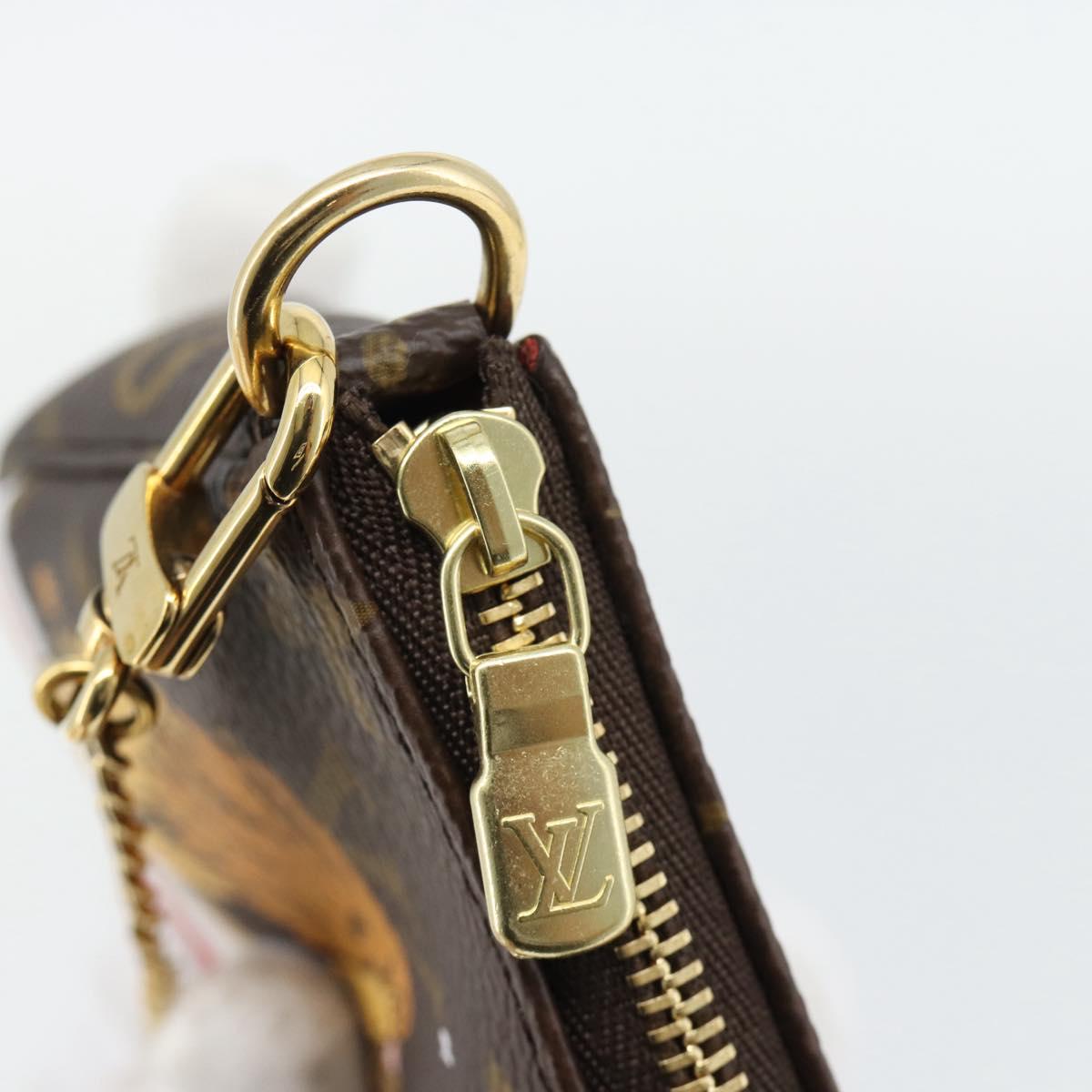 LOUIS VUITTON Monogram Mini Pochette Accessoires Pouch M63830 LV Auth 182310SAM - Jerrillo image 9