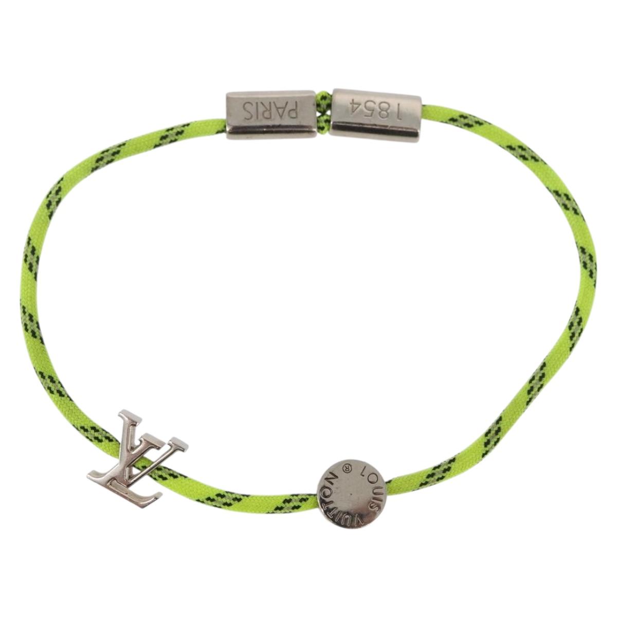 LOUIS VUITTON LV Fluo Bracelet metal Yellow Silver MP2143 LV Auth 182320V - Jerrillo image 2