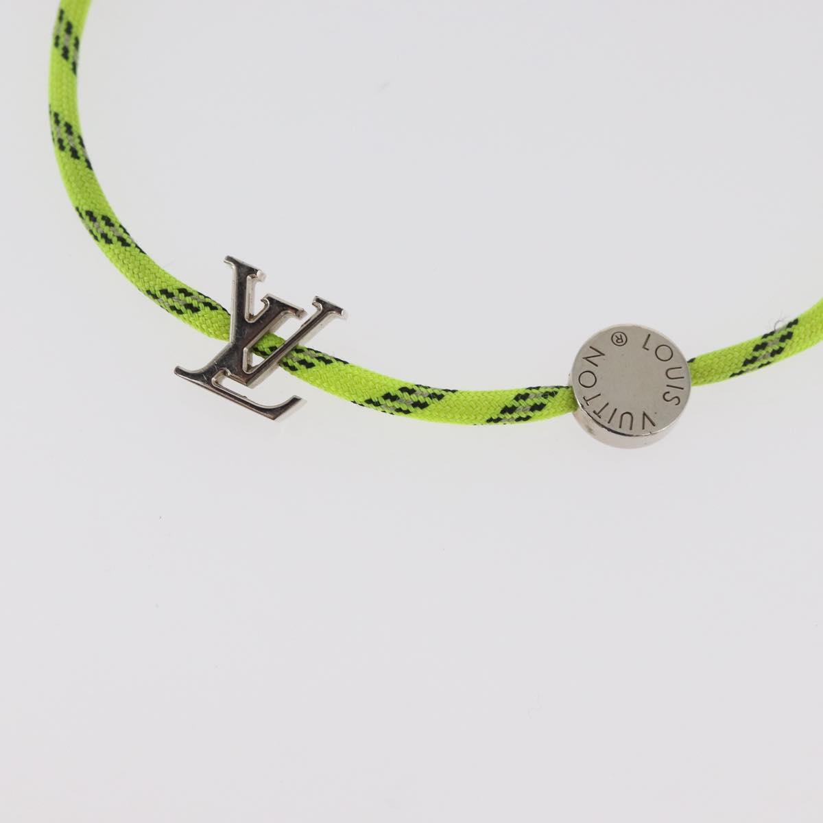 LOUIS VUITTON LV Fluo Bracelet metal Yellow Silver MP2143 LV Auth 182320V - Jerrillo image 3