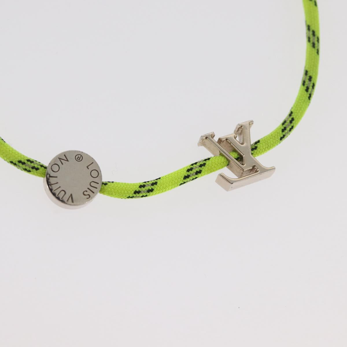 LOUIS VUITTON LV Fluo Bracelet metal Yellow Silver MP2143 LV Auth 182320V - Jerrillo image 8