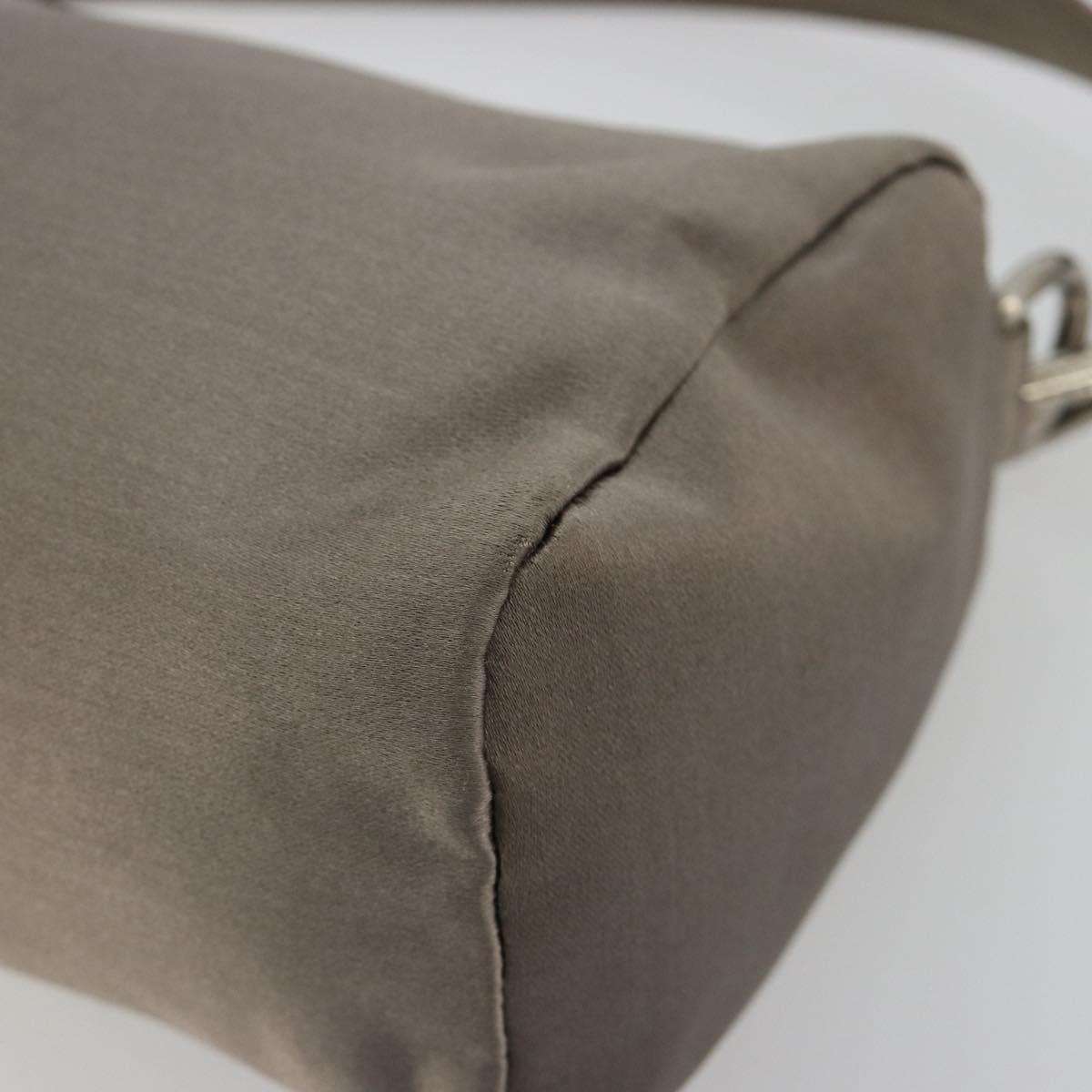 PRADA Hand pouch Satin Gray Silver Auth 182660A - Jerrillo image 10