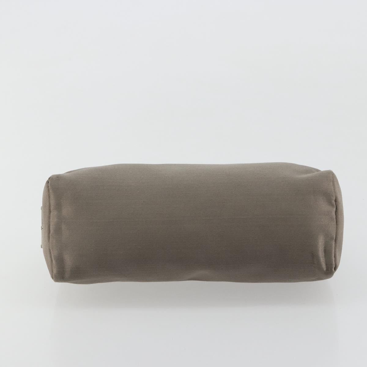 PRADA Hand pouch Satin Gray Silver Auth 182660A - Jerrillo image 9