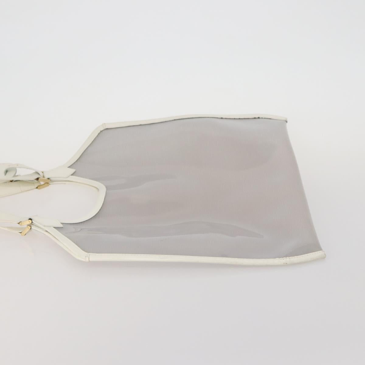 LOUIS VUITTON Epi Plage Lagoon Bay Tote Bag White Clear M92151 LV Auth 182775A - Jerrillo image 4