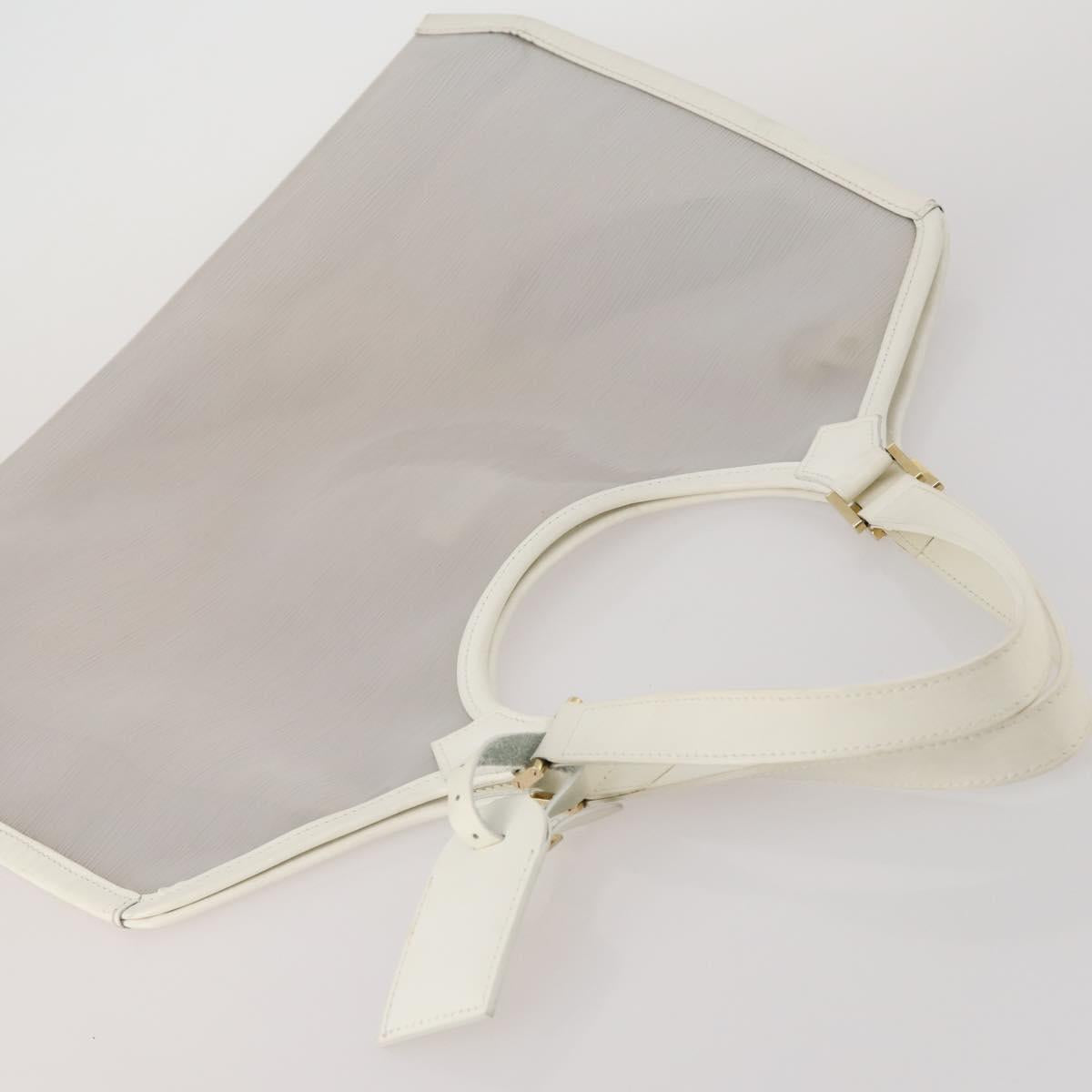 LOUIS VUITTON Epi Plage Lagoon Bay Tote Bag White Clear M92151 LV Auth 182775A - Jerrillo image 6