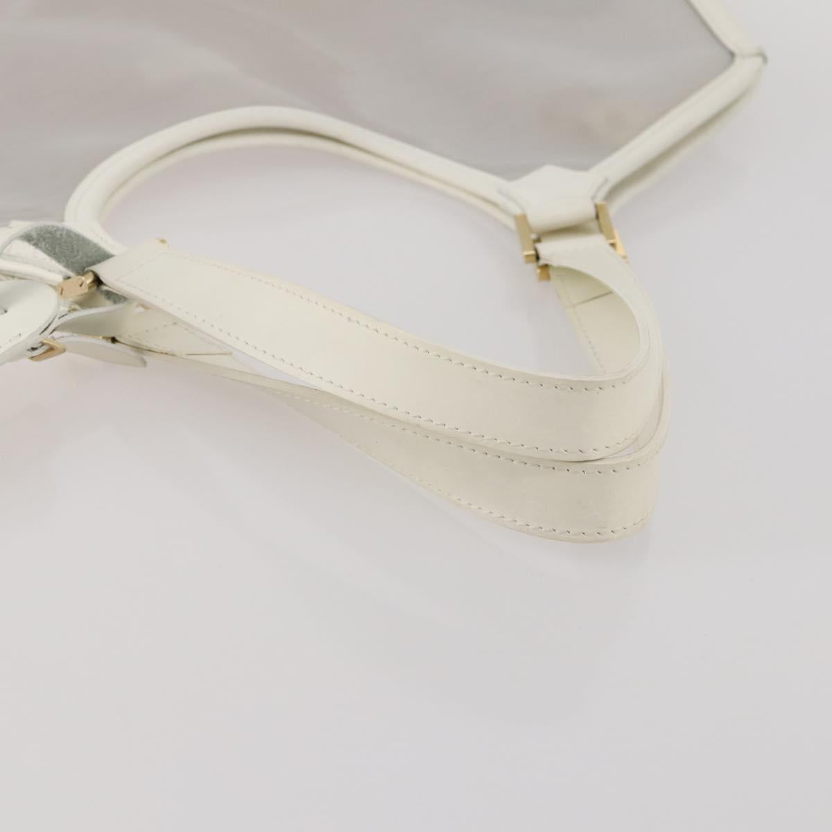 LOUIS VUITTON Epi Plage Lagoon Bay Tote Bag White Clear M92151 LV Auth 182775A - Jerrillo image 7