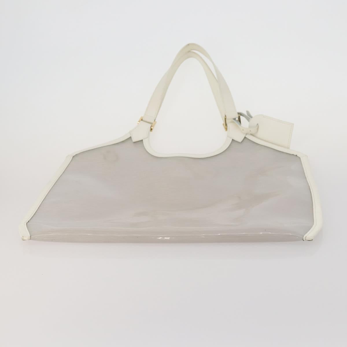 LOUIS VUITTON Epi Plage Lagoon Bay Tote Bag White Clear M92151 LV Auth 182775A - Jerrillo image 5