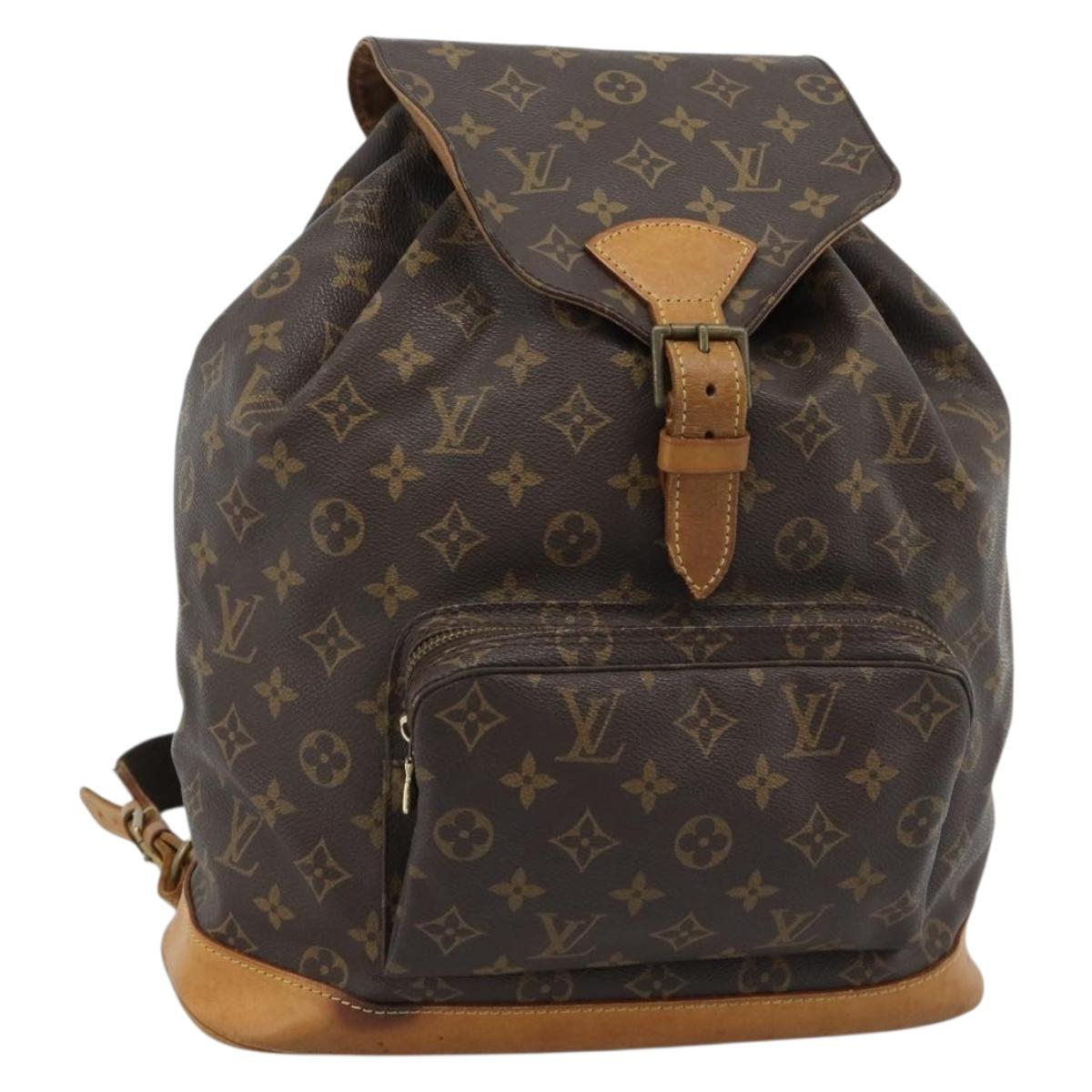 LOUIS VUITTON Monogram Montsouris GM Backpack M51135 LV Auth 183298 - Jerrillo