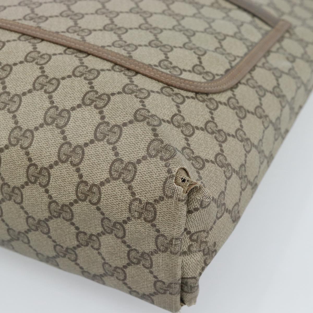 GUCCI GG Supreme Web Sherry Line Tote Bag PVC Beige Red 39 02 003 Auth 183400 - Jerrillo image 10