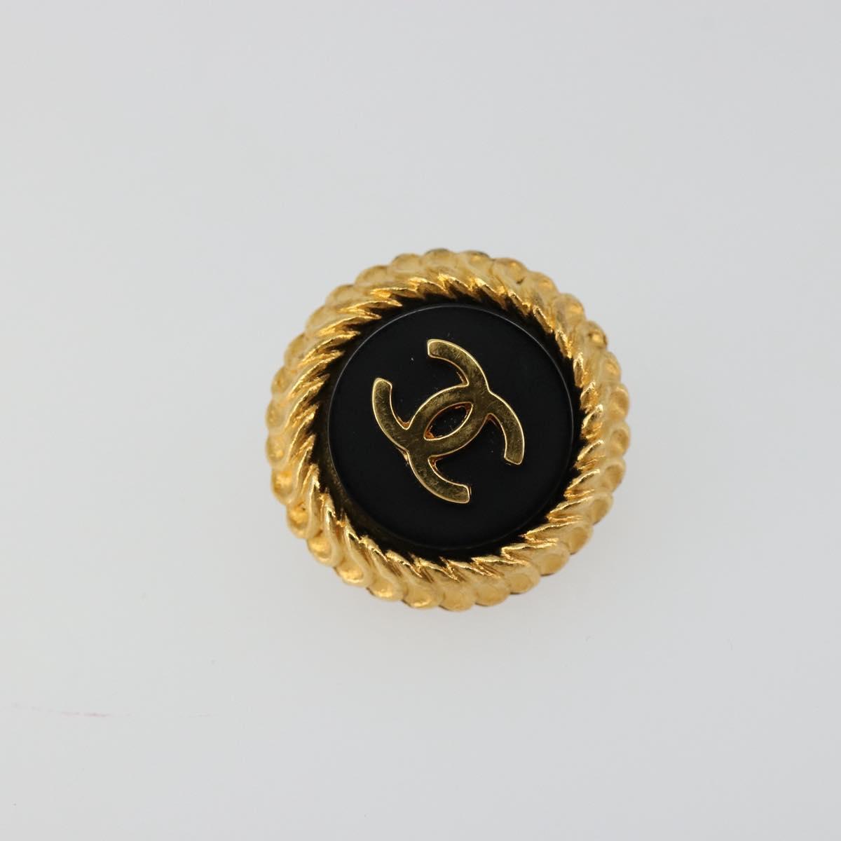 CHANEL Earring metal Gold Tone CC Auth 183500V - Jerrillo image 2