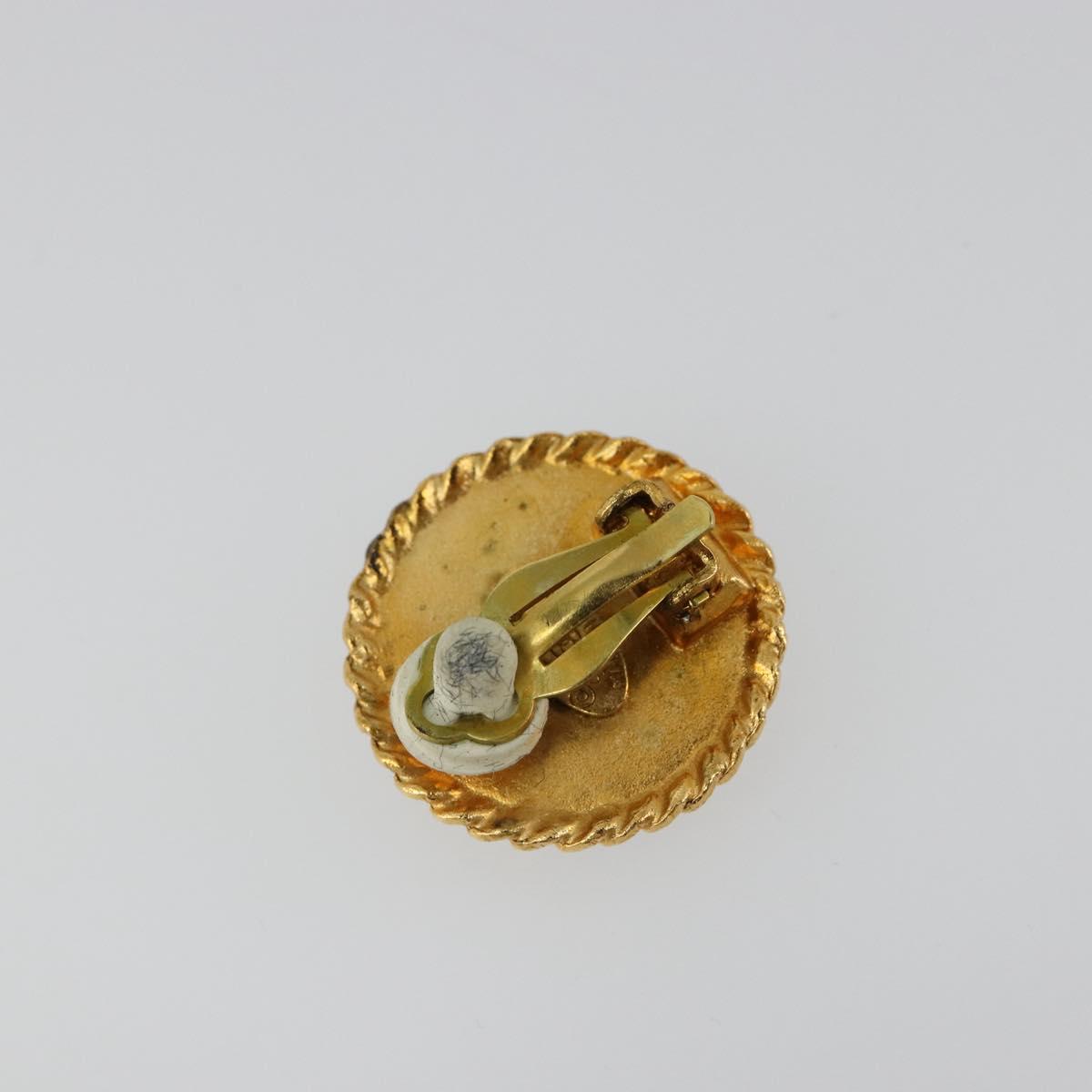 CHANEL Earring metal Gold Tone CC Auth 183500V - Jerrillo image 3