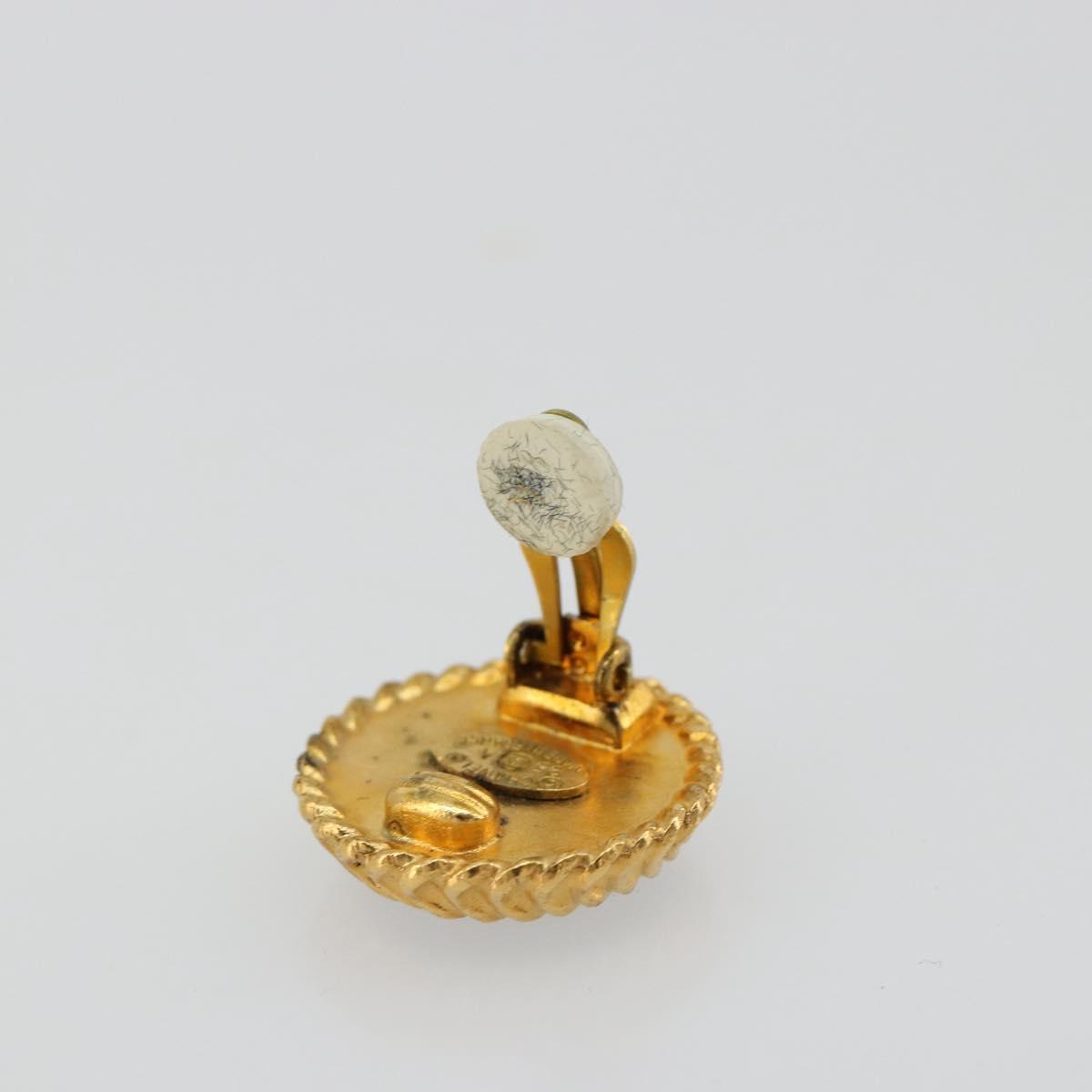 CHANEL Earring metal Gold Tone CC Auth 183500V - Jerrillo image 4