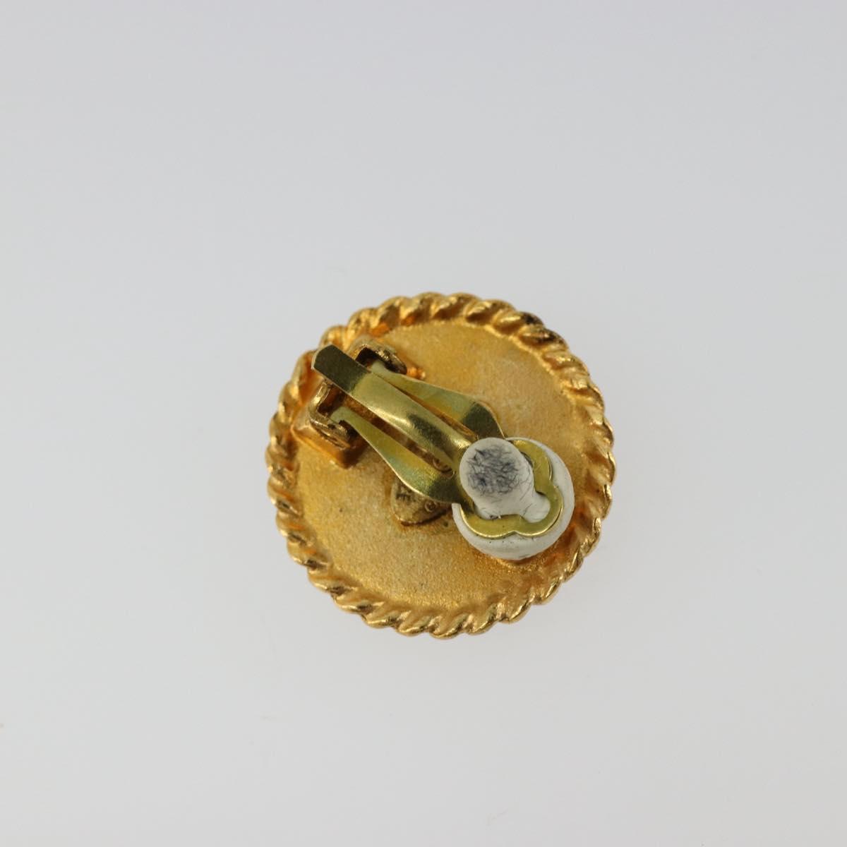 CHANEL Earring metal Gold Tone CC Auth 183500V - Jerrillo image 7