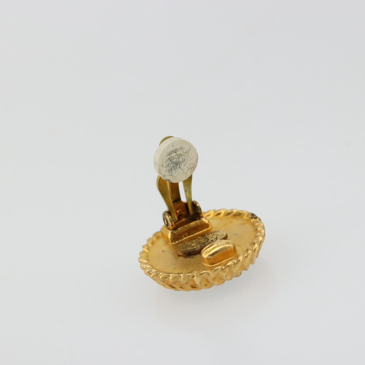 CHANEL Earring metal Gold Tone CC Auth 183500V - Jerrillo image 8