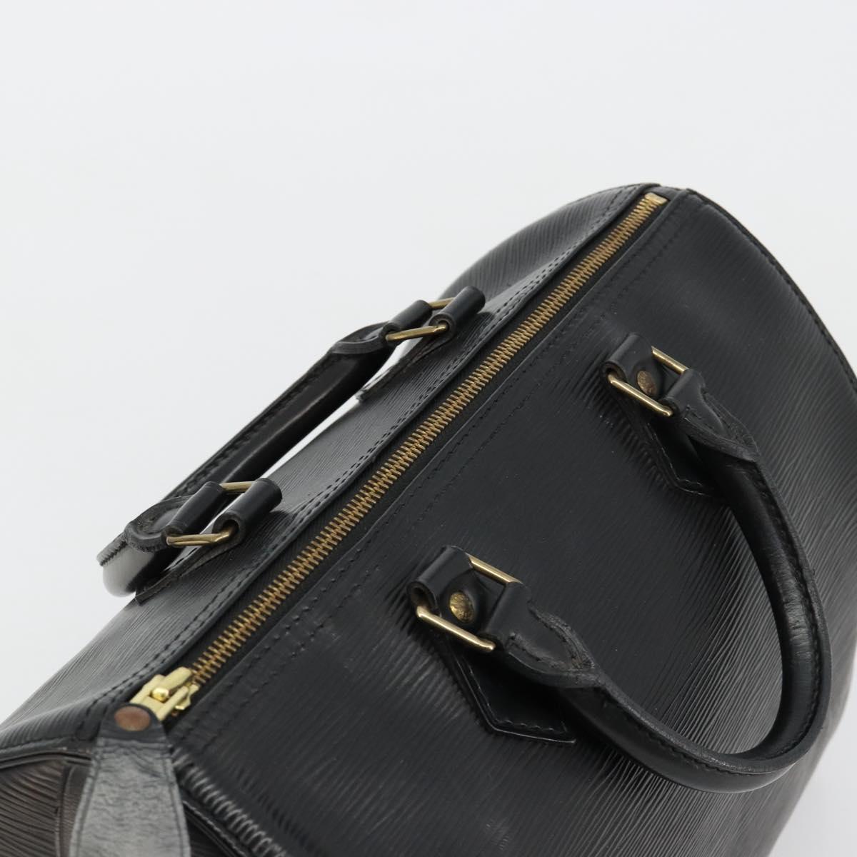LOUIS VUITTON Epi Speedy 30 Hand Bag Noir Black M43002 LV Auth 183641A - Jerrillo image 6