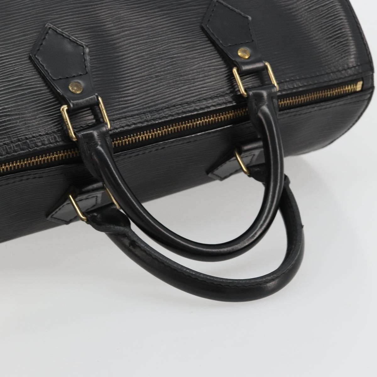 LOUIS VUITTON Epi Speedy 30 Hand Bag Noir Black M43002 LV Auth 183641A - Jerrillo image 7