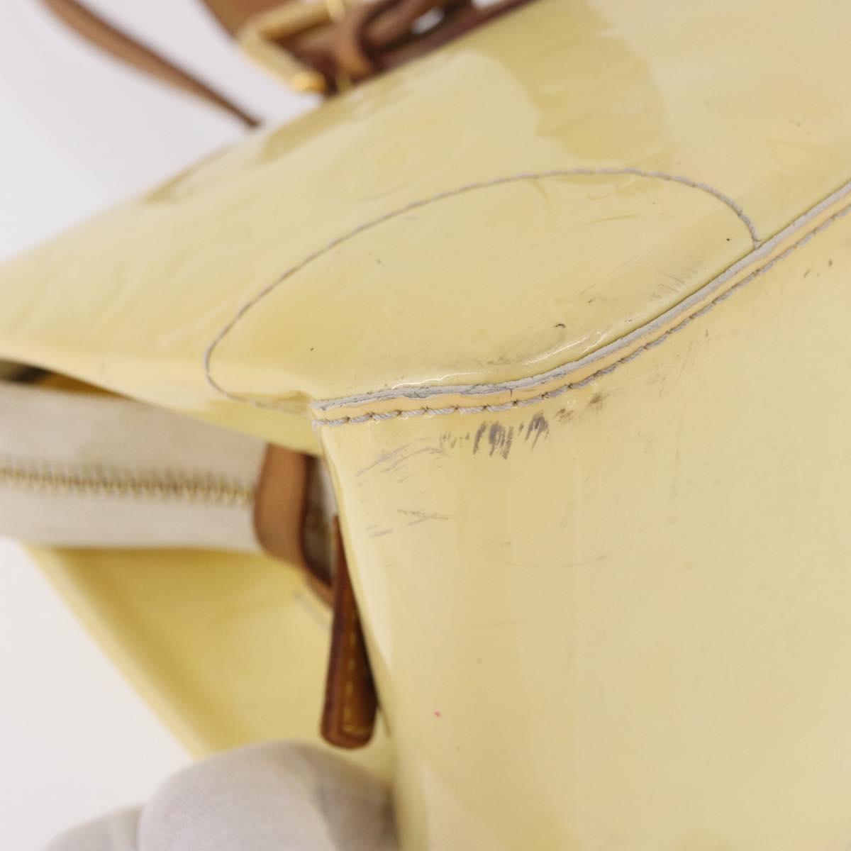 LOUIS VUITTON Monogram Vernis Rosewood Avenue Bag Perle M93508 LV Auth 183680 - Jerrillo image 9