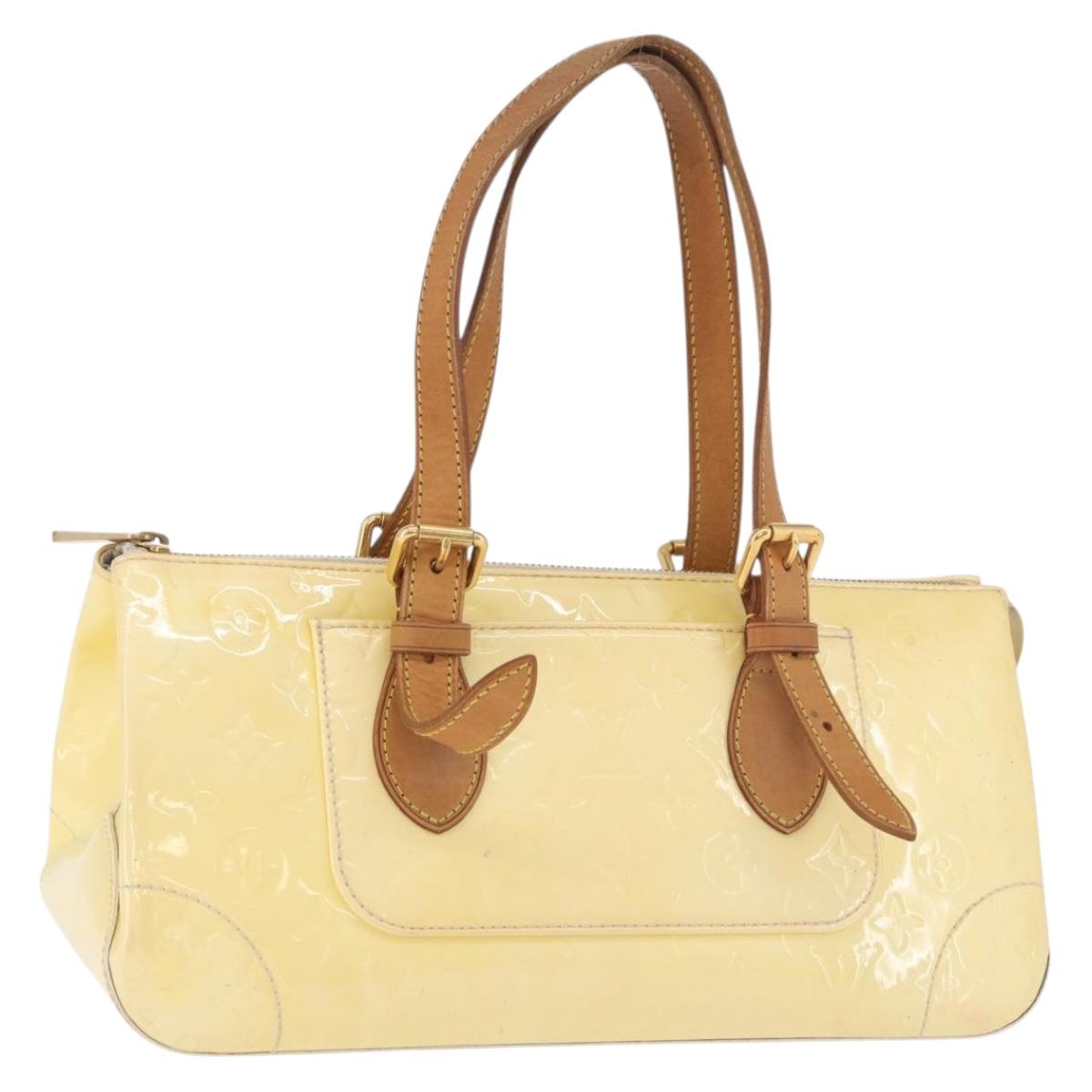 LOUIS VUITTON Monogram Vernis Rosewood Avenue Bag Perle M93508 LV Auth 183680 - Jerrillo
