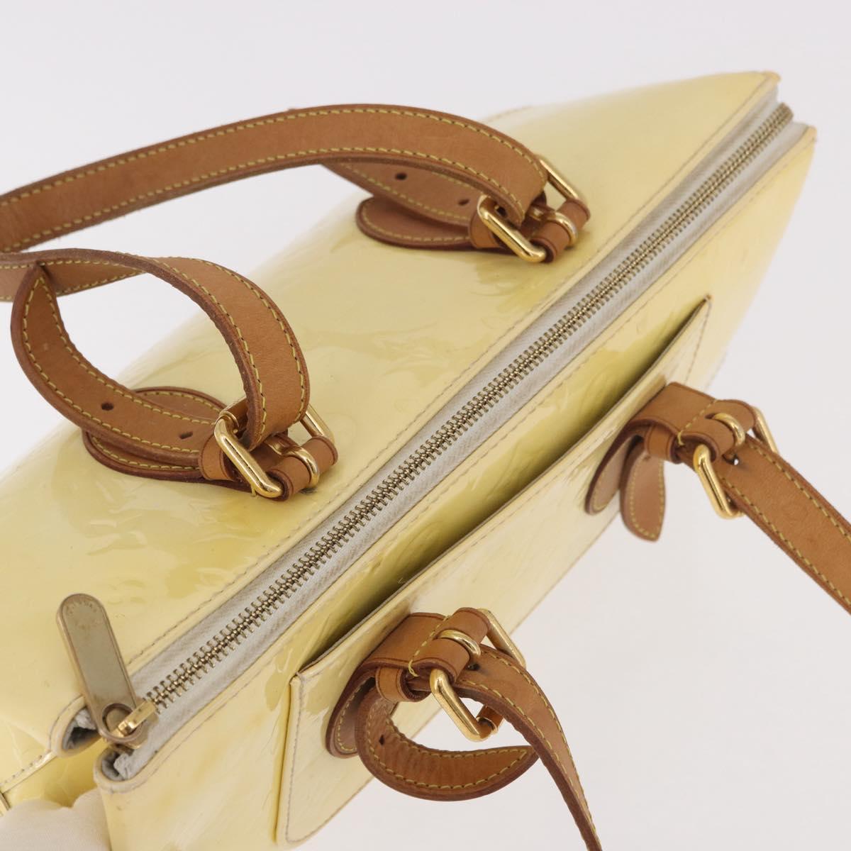 LOUIS VUITTON Monogram Vernis Rosewood Avenue Bag Perle M93508 LV Auth 183680 - Jerrillo image 7