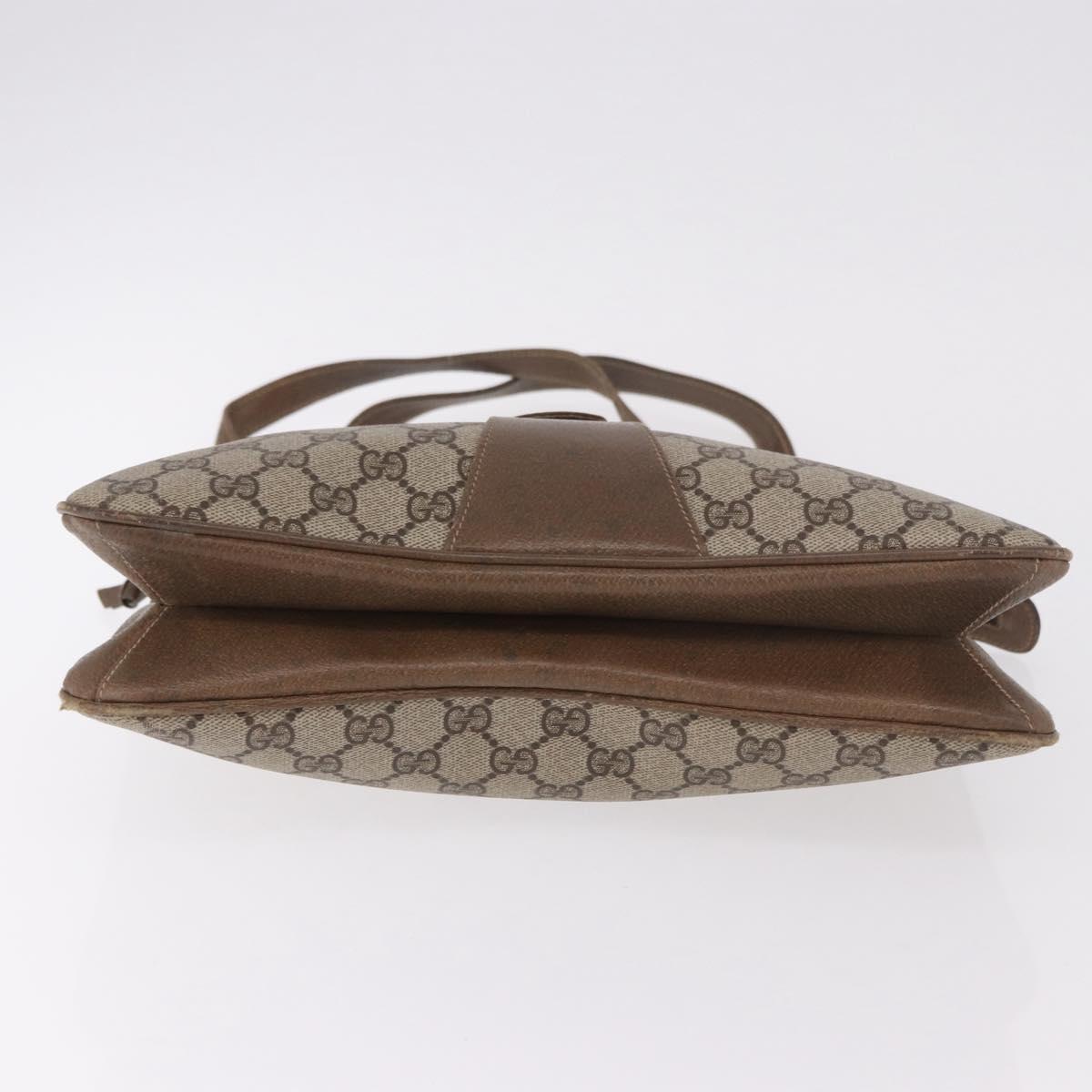 GUCCI GG Supreme Tote Bag PVC Beige Gold 86 02 021 Auth 183721 - Jerrillo image 10