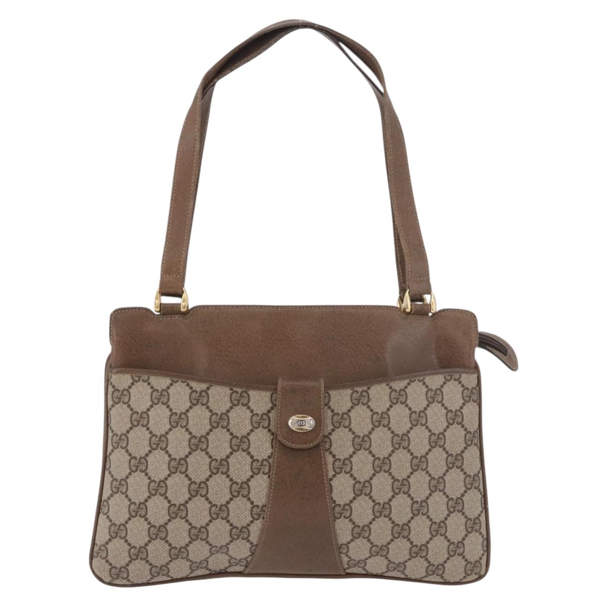 GUCCI GG Supreme Tote Bag PVC Beige Gold 86 02 021 Auth 183721 - Jerrillo image 2
