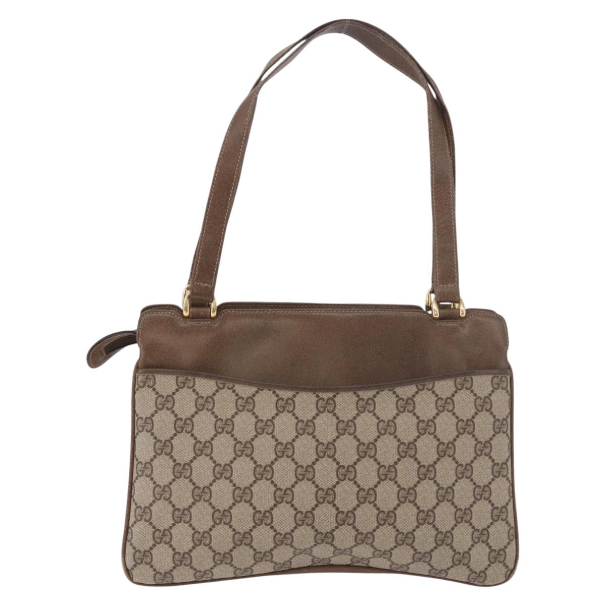 GUCCI GG Supreme Tote Bag PVC Beige Gold 86 02 021 Auth 183721 - Jerrillo image 3