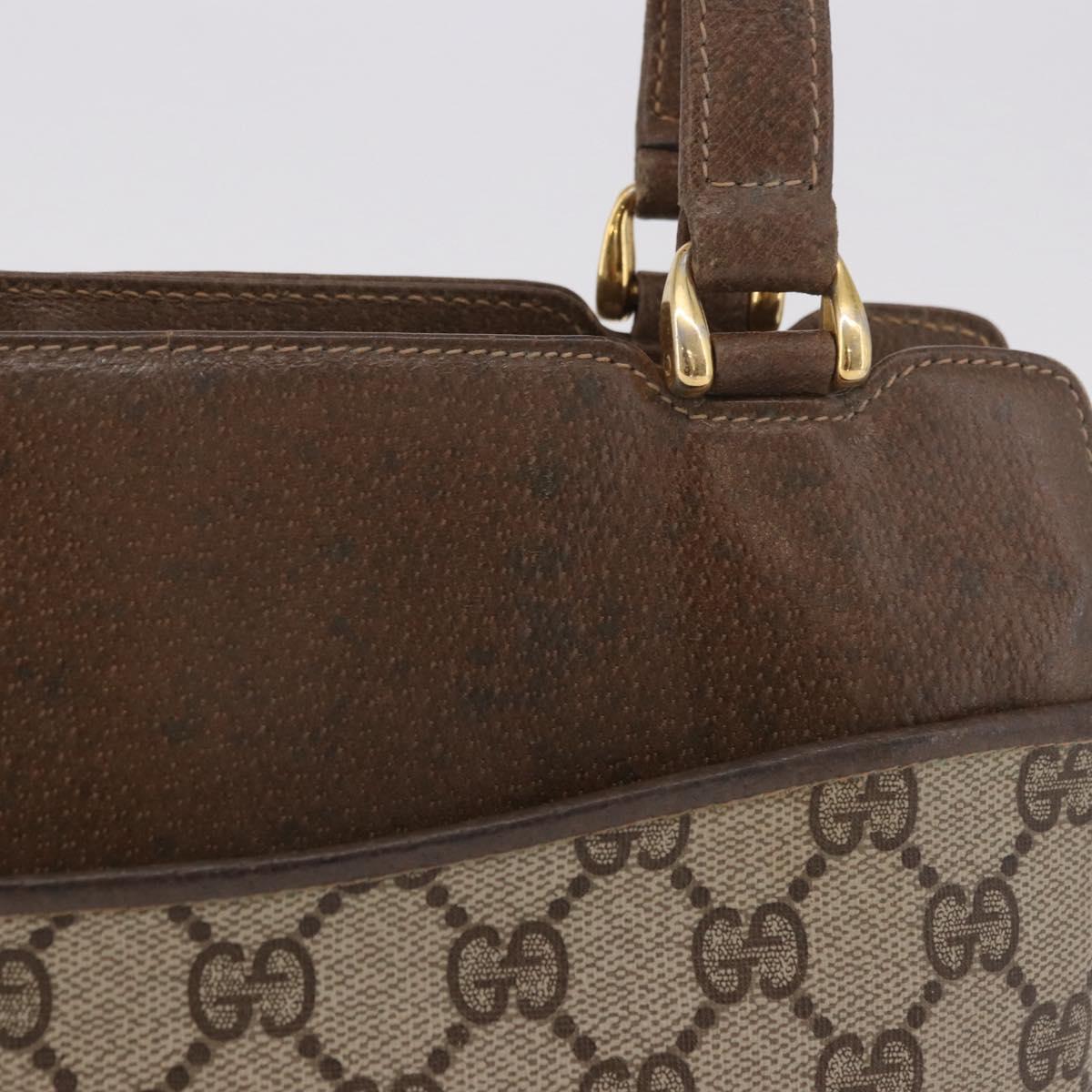 GUCCI GG Supreme Tote Bag PVC Beige Gold 86 02 021 Auth 183721 - Jerrillo image 4