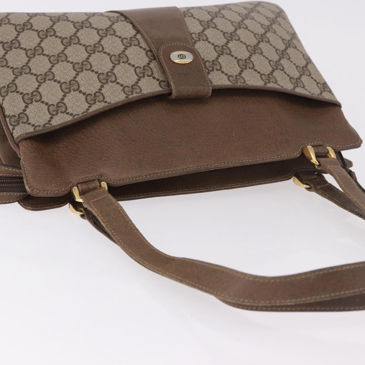 GUCCI GG Supreme Tote Bag PVC Beige Gold 86 02 021 Auth 183721 - Jerrillo image 7