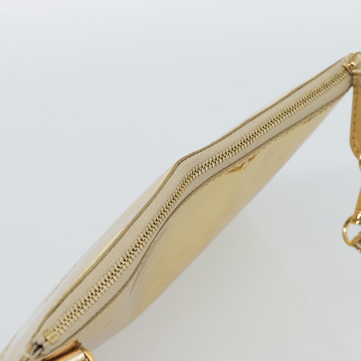 LOUIS VUITTON Monogram Miroir Pochette Plat Clutch Bag Gold M95278 Auth 183739V - Jerrillo image 6