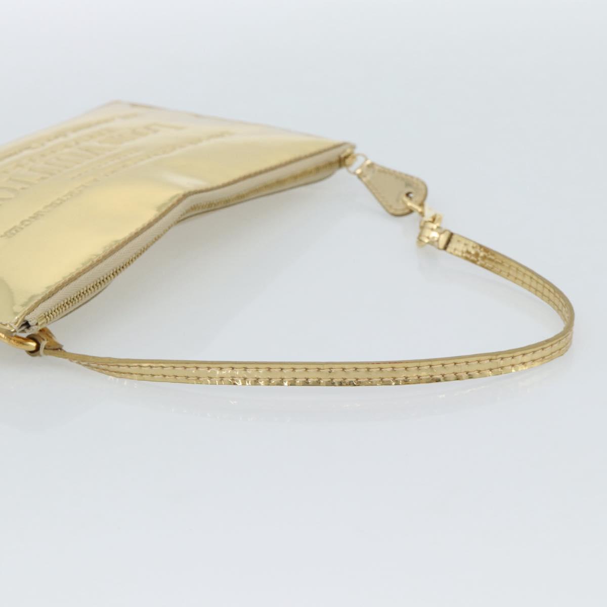LOUIS VUITTON Monogram Miroir Pochette Plat Clutch Bag Gold M95278 Auth 183739V - Jerrillo image 7