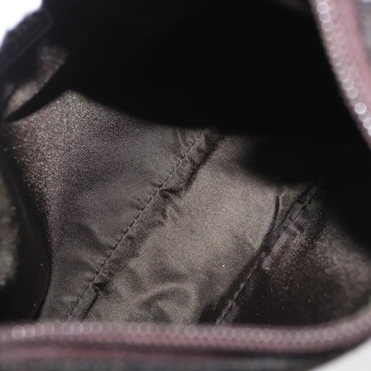 PRADA PRADA Sports Hand Pouch Wool Khaki Silver Auth 183889A - Jerrillo image 10