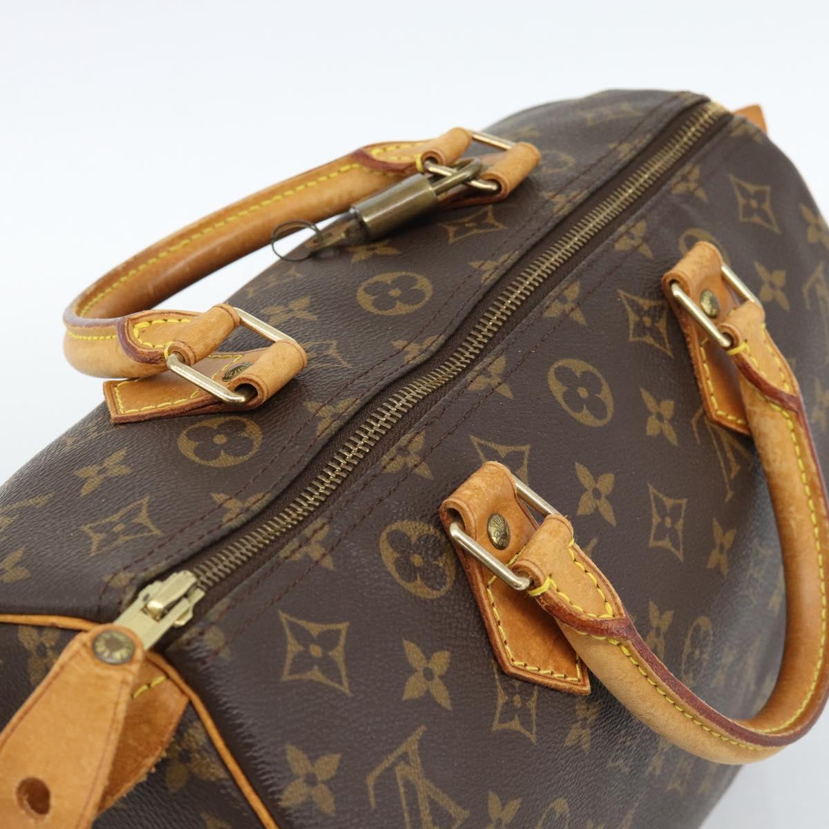 LOUIS VUITTON Monogram Speedy 30 Hand Bag M41526 LV Auth 184213V - Jerrillo image 6