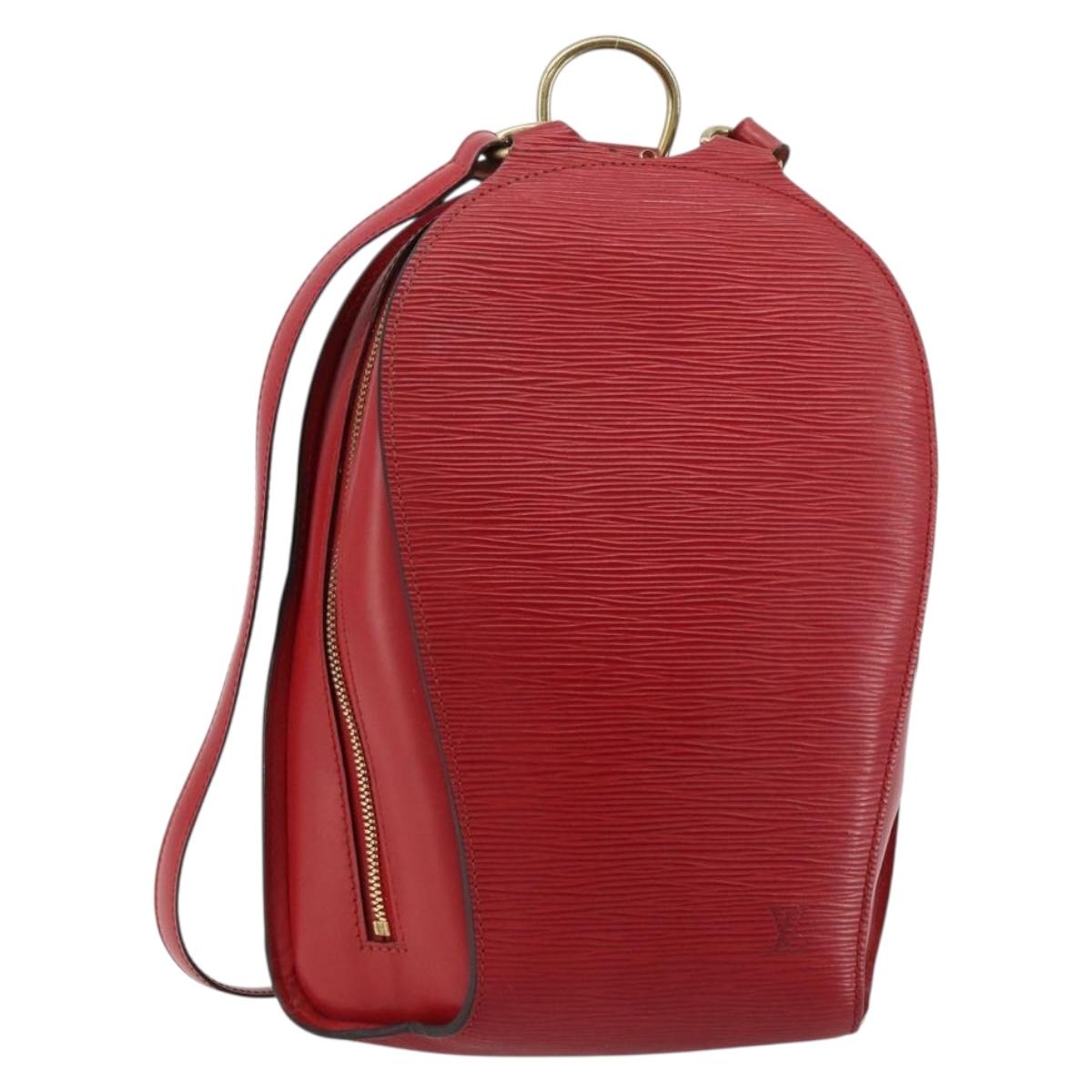 LOUIS VUITTON Epi Mabillon Backpack Castilian Red M52237 LV Auth 184225A - Jerrillo