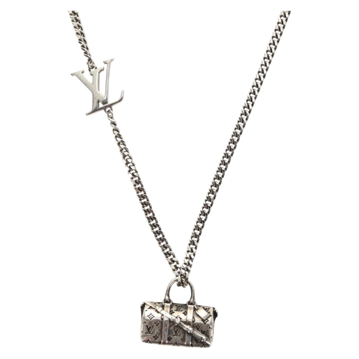 LOUIS VUITTON Keepall Collier LV Keepall Necklace metal M00914 LV Auth 184266M - Jerrillo