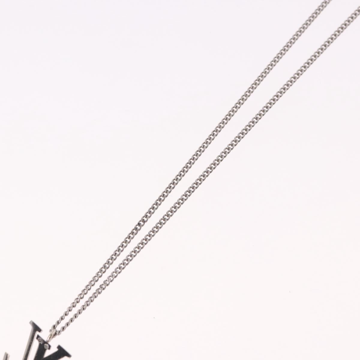 LOUIS VUITTON LV Initials Necklace 18K Gold(750) White Gold Auth 184383SAV - Jerrillo image 10