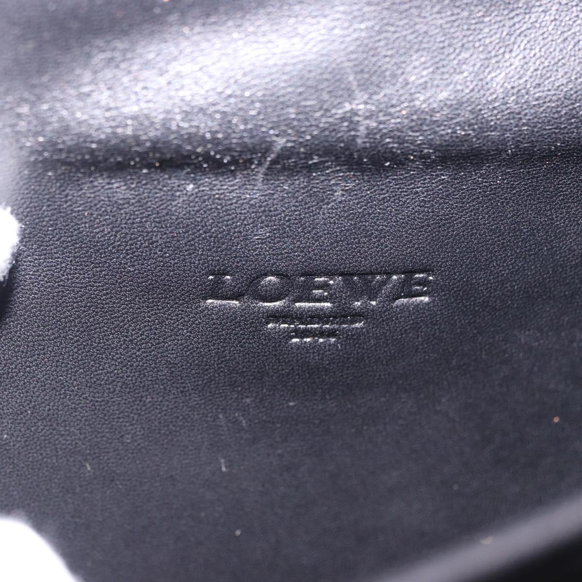 LOEWE Anagram Hand Bag PVC Gray Gold Auth 184514V - Jerrillo image 9