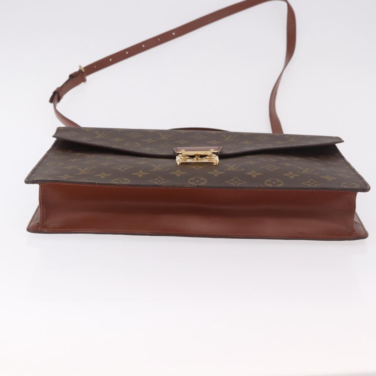 LOUIS VUITTON Monogram Porte Documents Bandouliere Bag M53338 LV Auth 184557 - Jerrillo image 5
