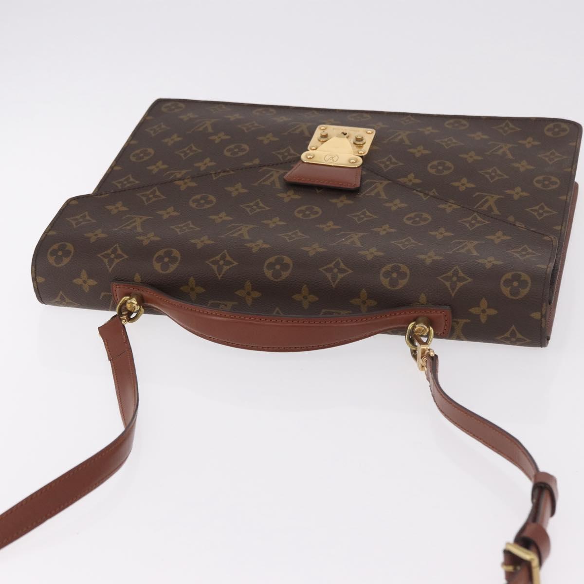 LOUIS VUITTON Monogram Porte Documents Bandouliere Bag M53338 LV Auth 184557 - Jerrillo image 6