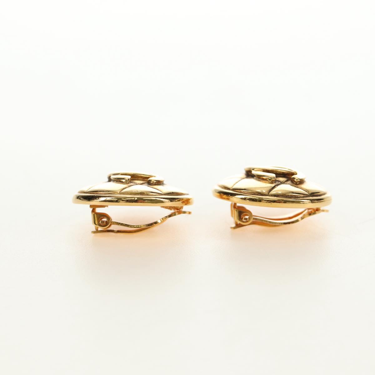 CHANEL Earring metal Gold Tone CC Auth 184597V - Jerrillo image 4