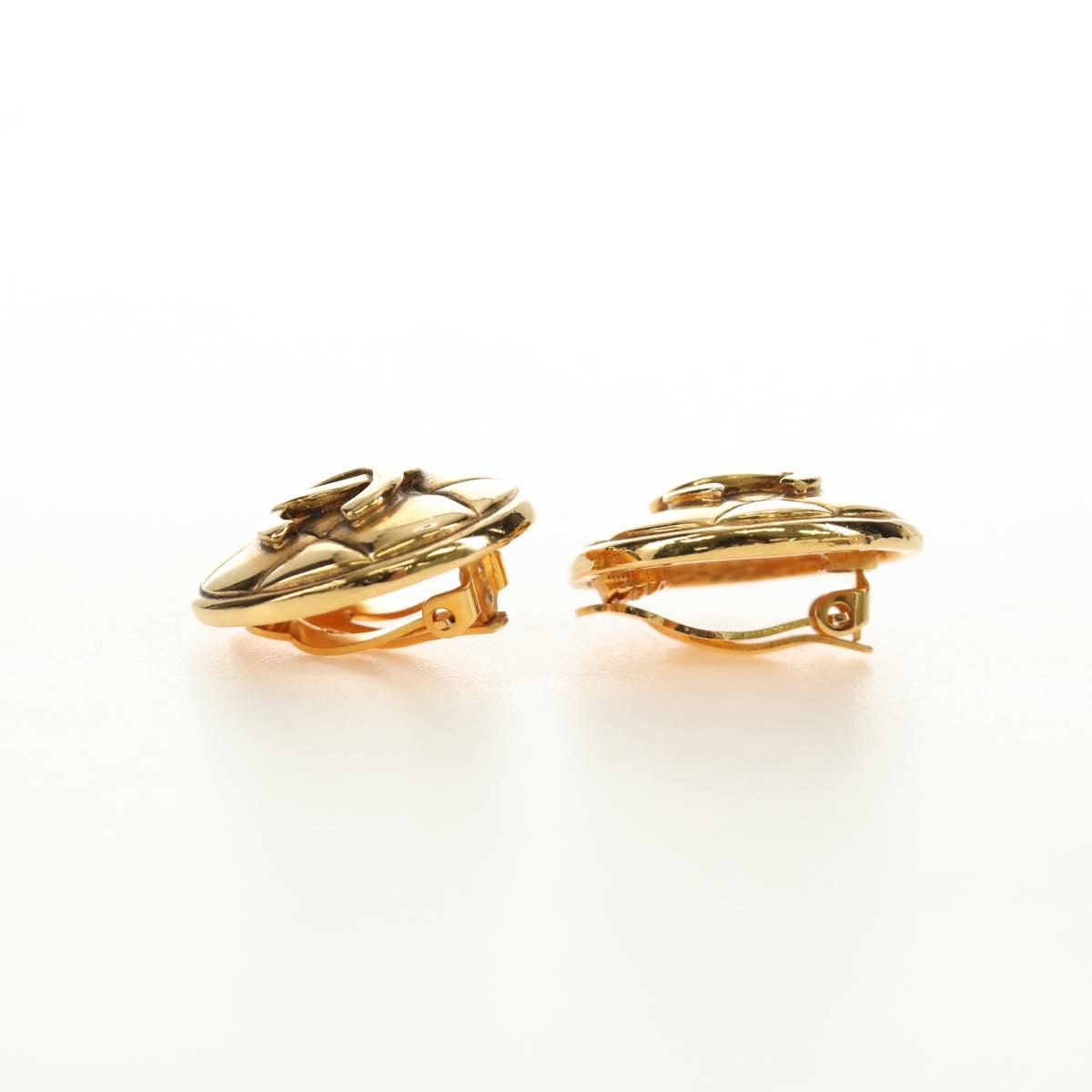 CHANEL Earring metal Gold Tone CC Auth 184597V - Jerrillo image 5