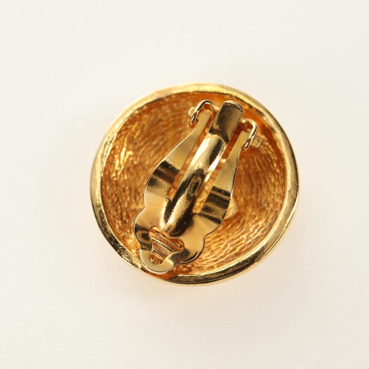 CHANEL Earring metal Gold Tone CC Auth 184597V - Jerrillo image 8