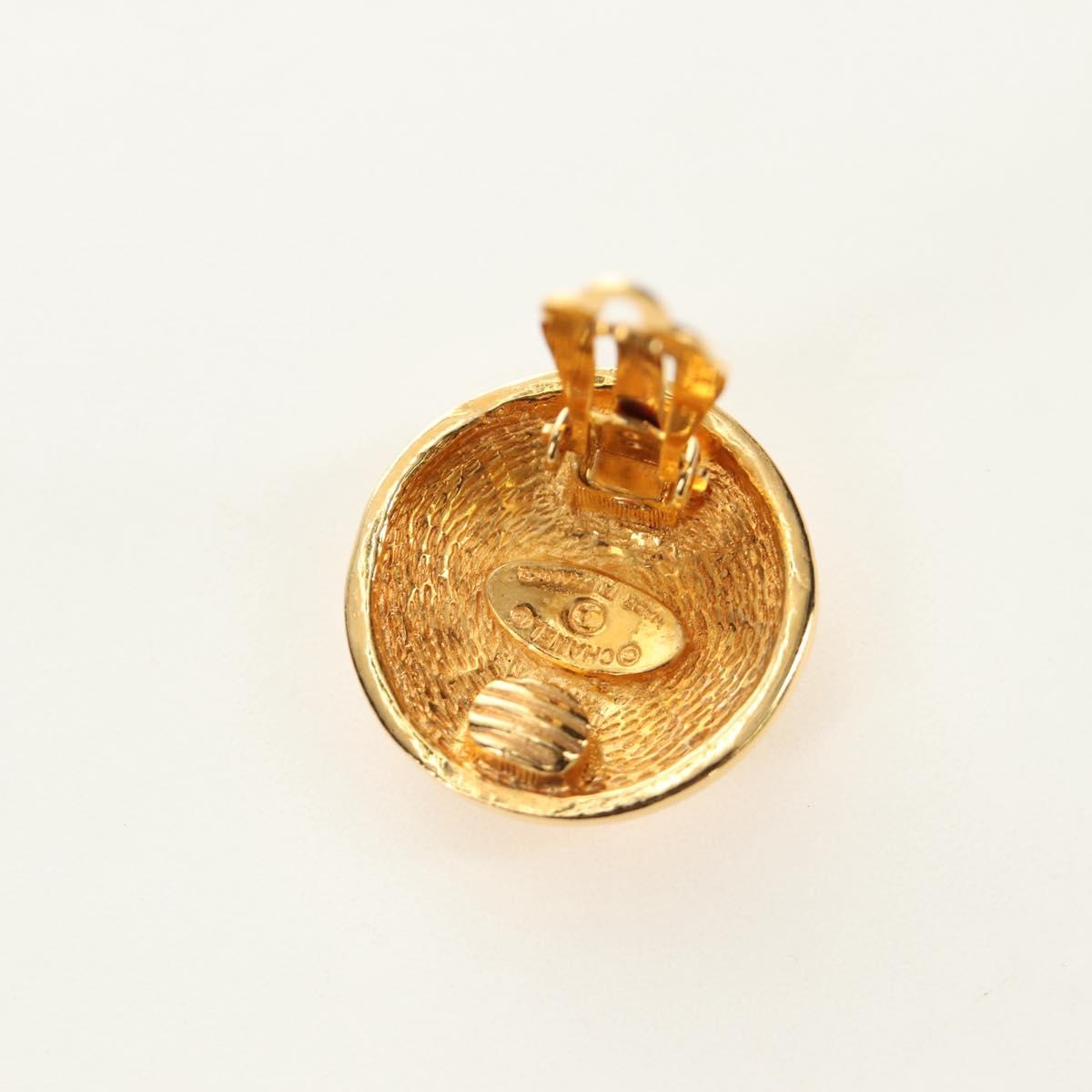 CHANEL Earring metal Gold Tone CC Auth 184597V - Jerrillo image 9