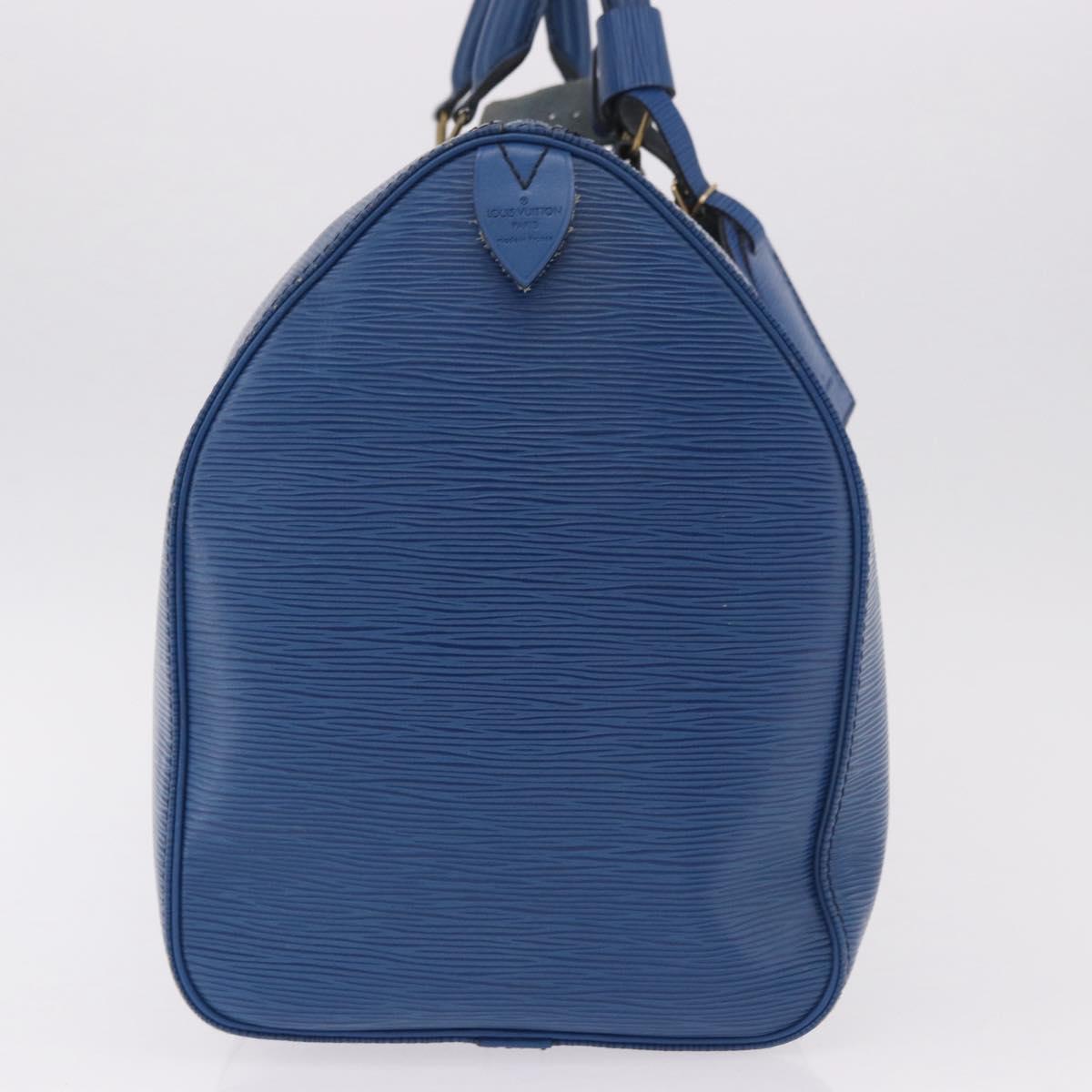 LOUIS VUITTON Epi Keepall 45 Boston Bag Blue M42975 LV Auth 184611 - Jerrillo image 5