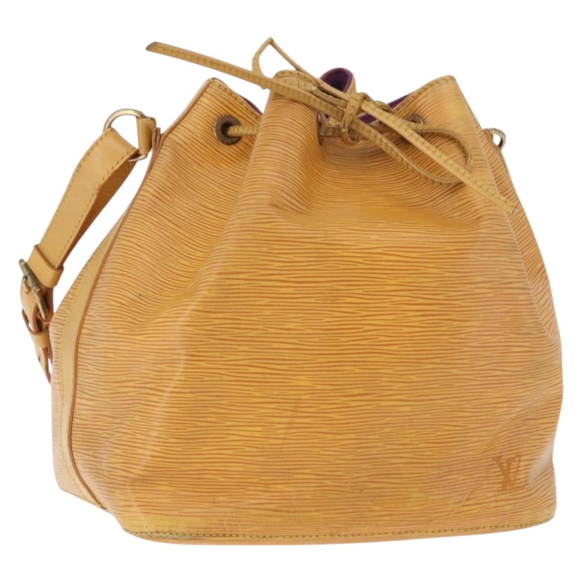 LOUIS VUITTON Epi Petit Noe Shoulder Bag Yellow M44109 LV Auth 184632 - Jerrillo