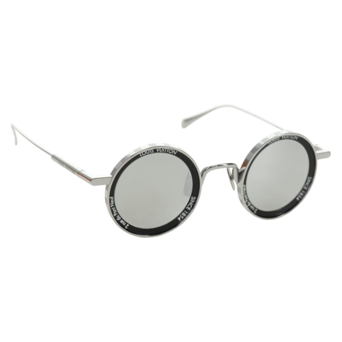 LOUIS VUITTON Supervision Metal Round Sunglasses metal Z2223U LV Auth 184695SAM - Jerrillo