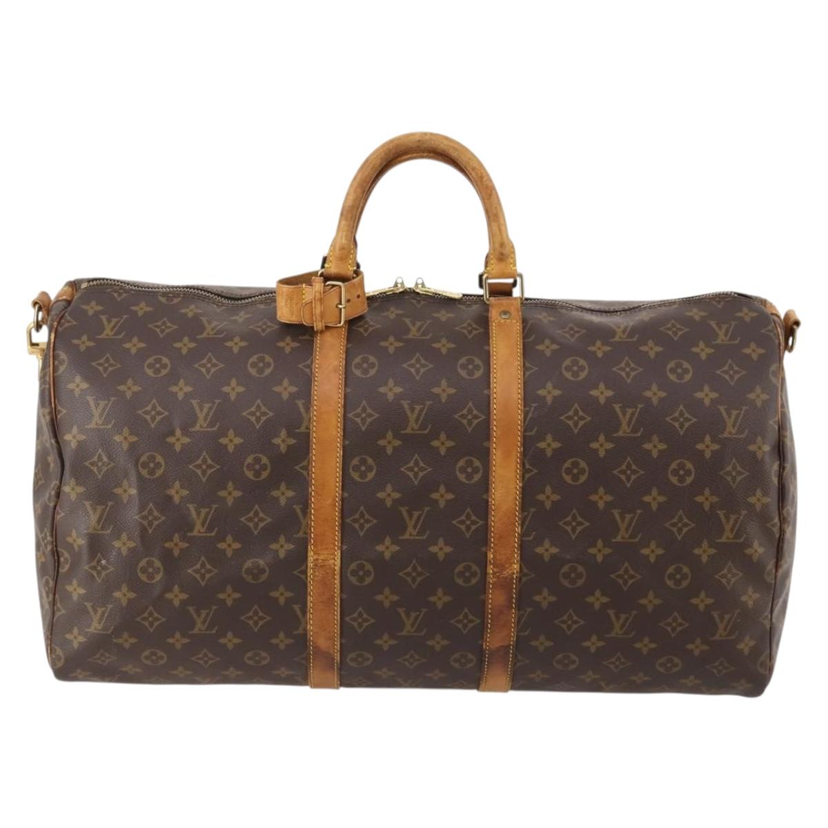 LOUIS VUITTON Monogram Keepall Bandouliere 55 Boston Bag M41414 LV Auth 184740 - Jerrillo image 2