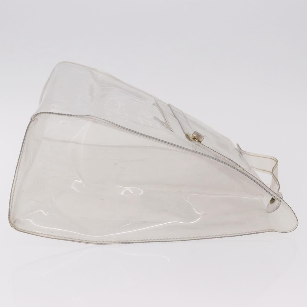 HERMES Vinyl Kelly Hand Bag Vinyl Clear Auth 184746 - Jerrillo image 3
