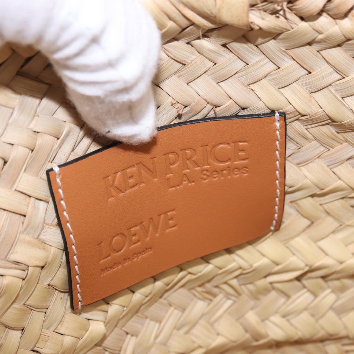 LOEWE Ken Price Collaboration Hand Bag Raffia Beige Auth 184871M - Jerrillo image 10