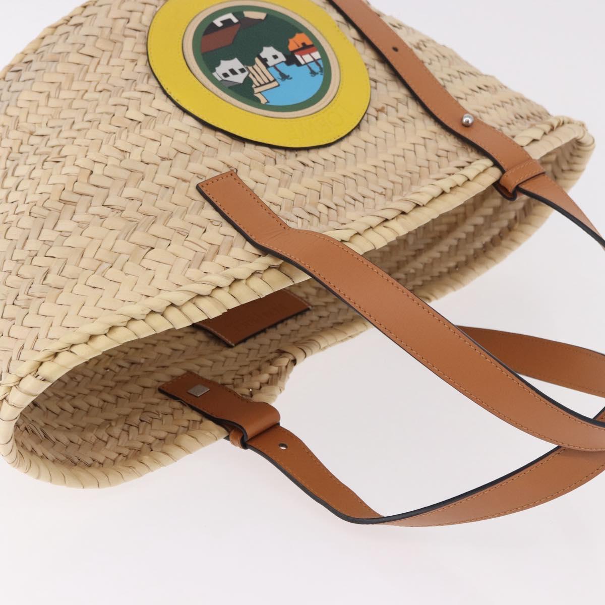 LOEWE Ken Price Collaboration Hand Bag Raffia Beige Auth 184871M - Jerrillo image 6