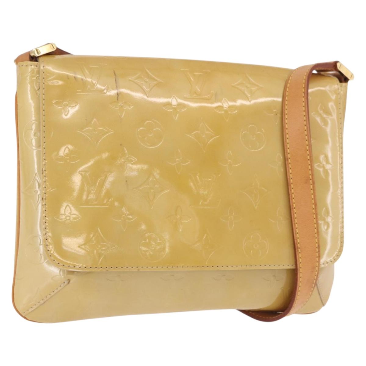 LOUIS VUITTON Monogram Vernis Thompson Street Bag Beige M91301 LV Auth 184873A - Jerrillo
