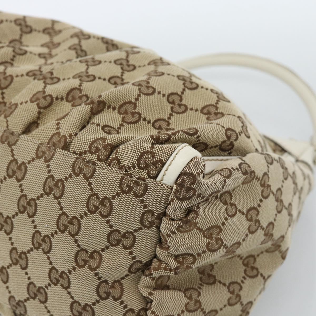 GUCCI GG Canvas Abbey Shoulder Bag Beige Gold 189833 Auth 184930V - Jerrillo image 9
